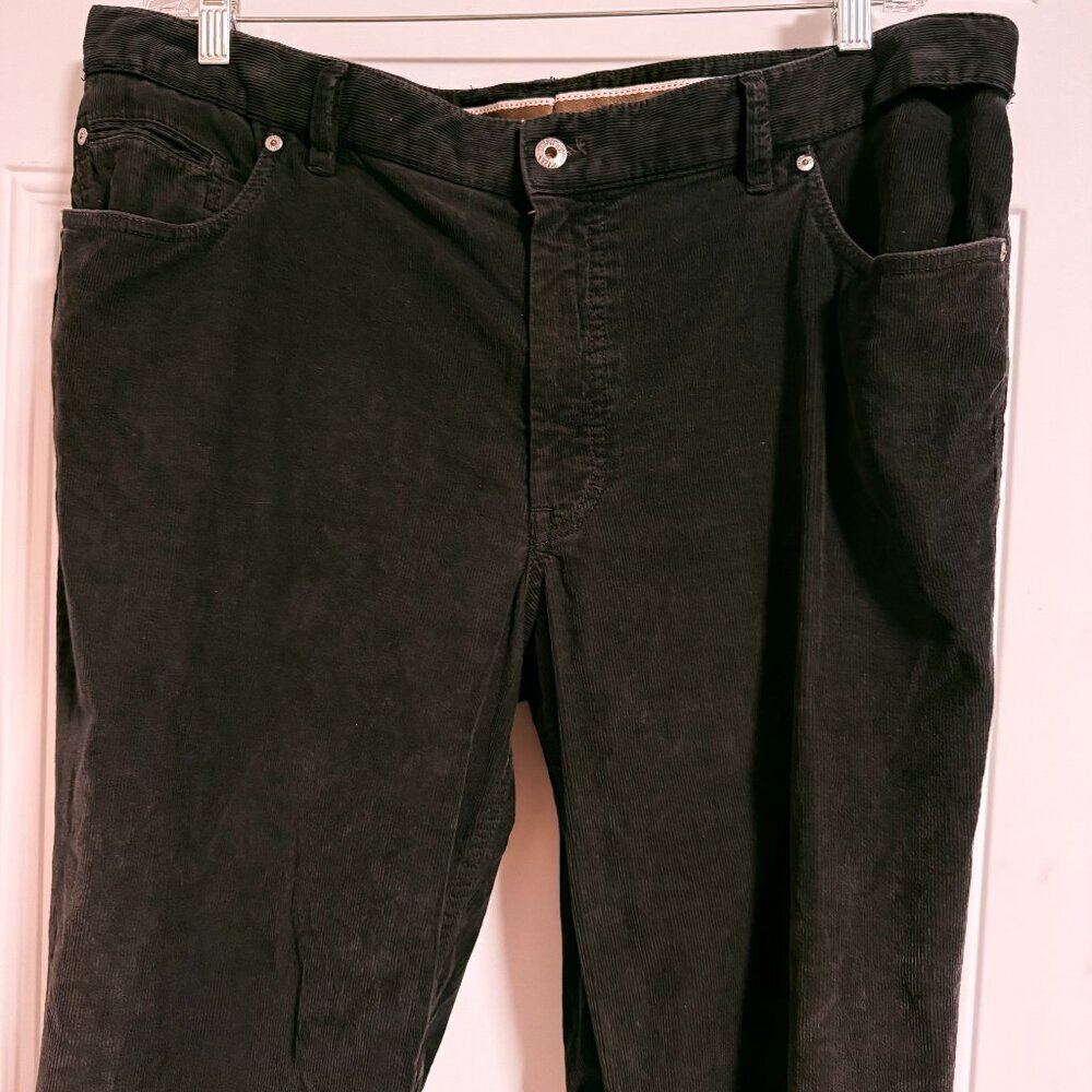 Hiltl Dark Blue Corduroy Pants Luxury German Fall Vibes SZ‎ 42 x 28.5